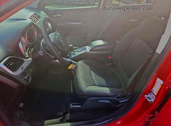 3C4PDCAB2JT444991 2018 DODGE JOURNEY Red Widok wnętrza z przodu