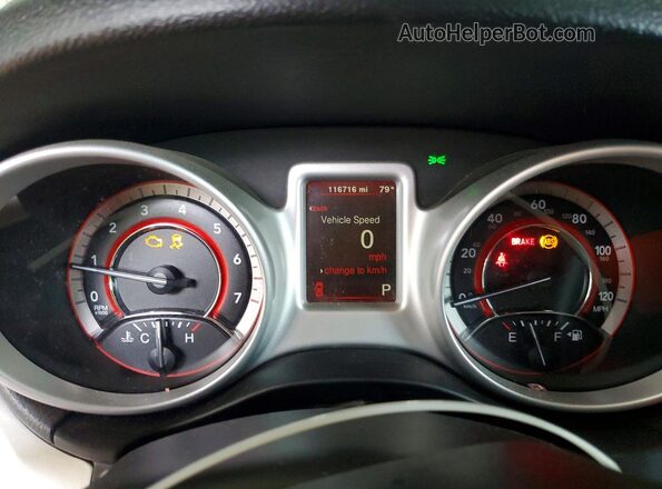 3C4PDCAB2LT250903 2020 DODGE JOURNEY Gray Вид щитка приладів