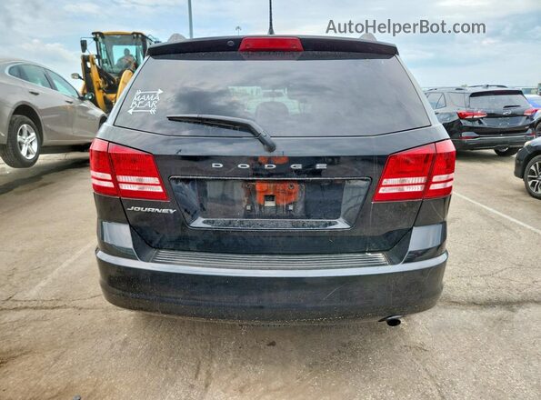 3C4PDCAB3JT275161 2018 DODGE JOURNEY Black Widok z tyłu