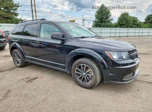 3C4PDCAB3JT275161 2018 DODGE JOURNEY Black Przód prawy