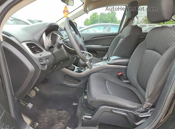 3C4PDCAB3JT275161 2018 DODGE JOURNEY Black Widok wnętrza z przodu