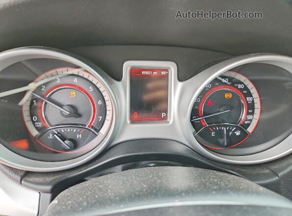3C4PDCAB3JT275161 2018 DODGE JOURNEY Black Widok zestawu wskaźników