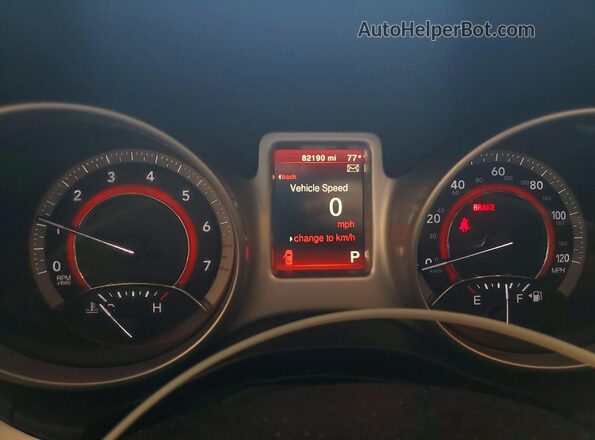 3C4PDCAB3KT751359 2019 DODGE JOURNEY Black ხელსაწყოთა პანელის ხედი