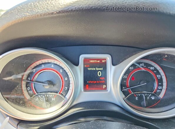 3C4PDCAB4HT568478 2017 DODGE JOURNEY White ხელსაწყოთა პანელის ხედი