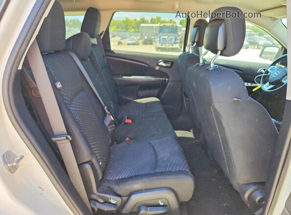 3C4PDCAB4HT568478 2017 DODGE JOURNEY White უკანა სავარძლების ხედი