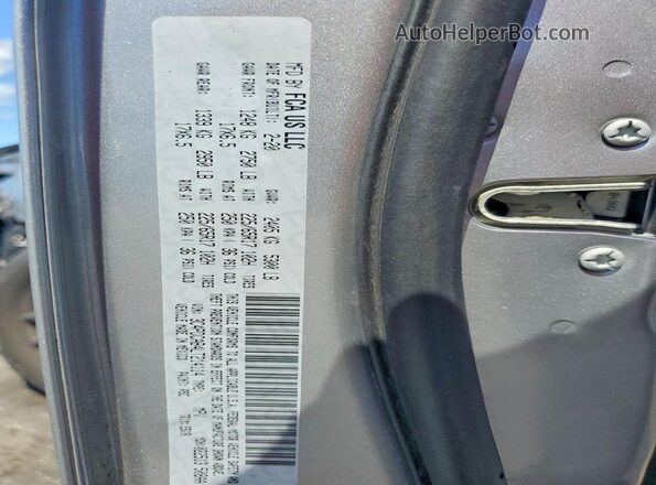 3C4PDCAB4LT214114 2020 DODGE JOURNEY Silver Widok naklejki z numerem VIN