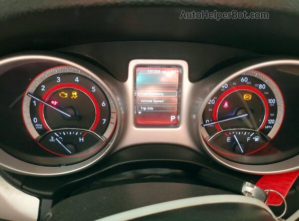 3C4PDCAB4LT238123 2020 DODGE JOURNEY Black Instrument cluster view