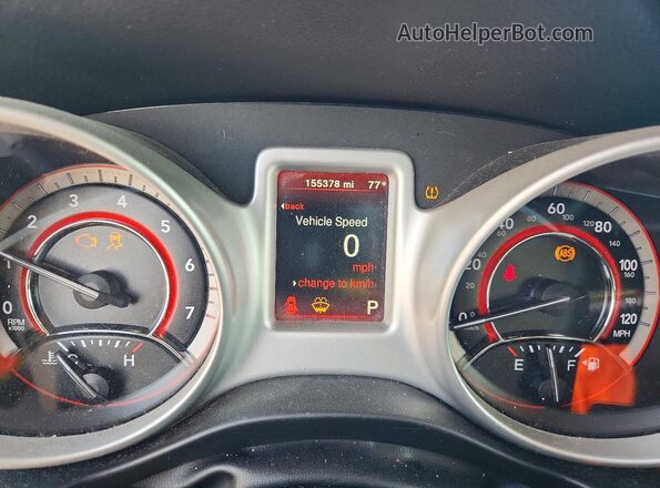 3C4PDCAB5HT553018 2017 DODGE JOURNEY Charcoal Вид щитка приладів