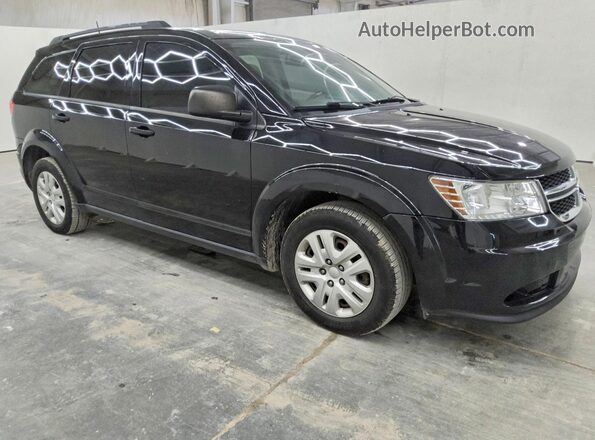 3C4PDCAB5JT508439 2018 DODGE JOURNEY Black Przód prawy