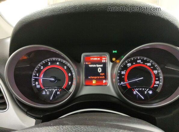 3C4PDCAB5JT508439 2018 DODGE JOURNEY Black Widok zestawu wskaźników