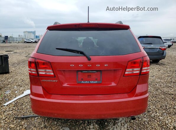 3C4PDCAB5JT532515 2018 DODGE JOURNEY Red Հետևի տեսք