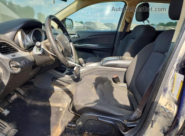 3C4PDCAB5KT853245 2019 DODGE JOURNEY Blue Vista interior delantera