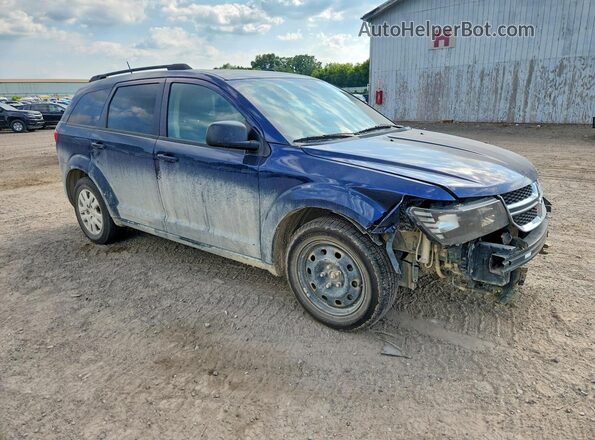 3C4PDCAB5KT853245 2019 DODGE JOURNEY Blue Delantero derecho