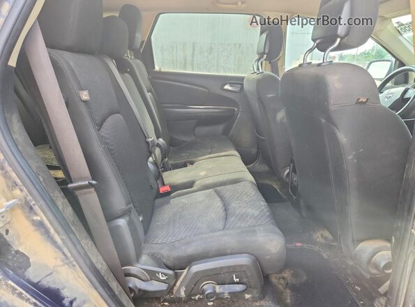 3C4PDCAB5KT853245 2019 DODGE JOURNEY Blue Vista interior trasera