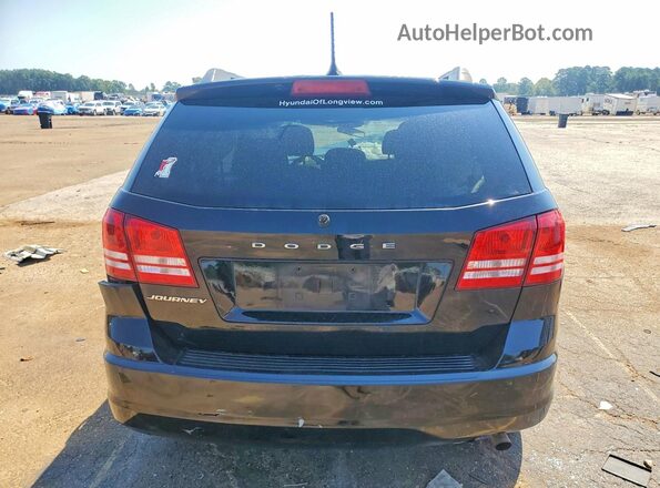 3C4PDCAB6JT344537 2018 DODGE JOURNEY Черный Вид сзади