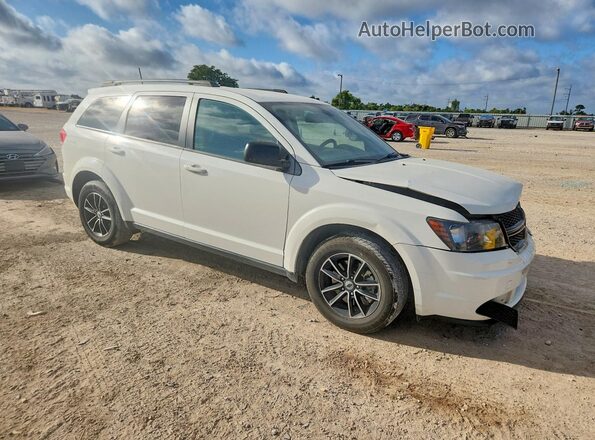 3C4PDCAB6JT474835 2018 DODGE JOURNEY White Передня права чверть