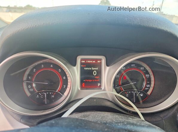 3C4PDCAB6JT474835 2018 DODGE JOURNEY White Вид щитка приладів