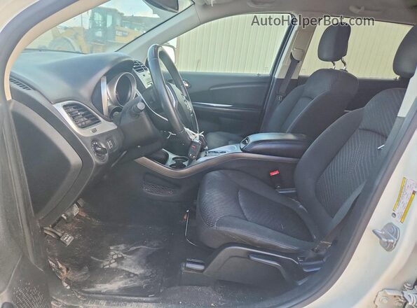 3C4PDCAB6JT474835 2018 DODGE JOURNEY White Вид салону спереду