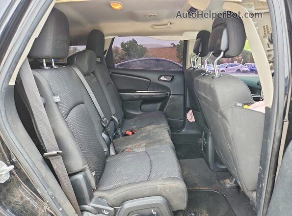 3C4PDCAB6JT520213 2018 DODGE JOURNEY Black უკანა სალონის ხედი