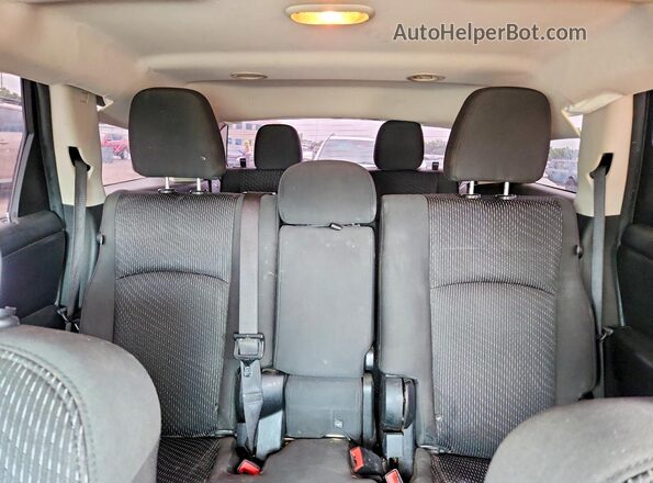 3C4PDCAB6JT520213 2018 DODGE JOURNEY Black უკანა სავარძლების ხედი
