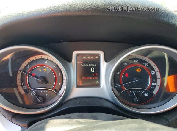 3C4PDCAB7HT539329 2017 DODGE JOURNEY Синий Вид щитка приборов