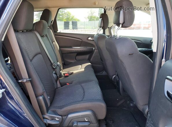 3C4PDCAB7HT539329 2017 DODGE JOURNEY Синий Вид задней части салона