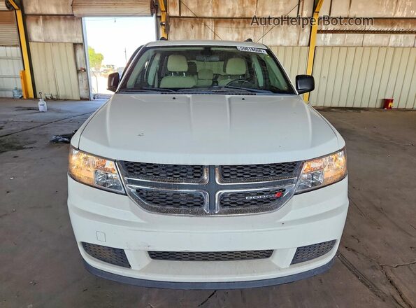 3C4PDCAB7JT183163 2018 DODGE JOURNEY White Вид спереду