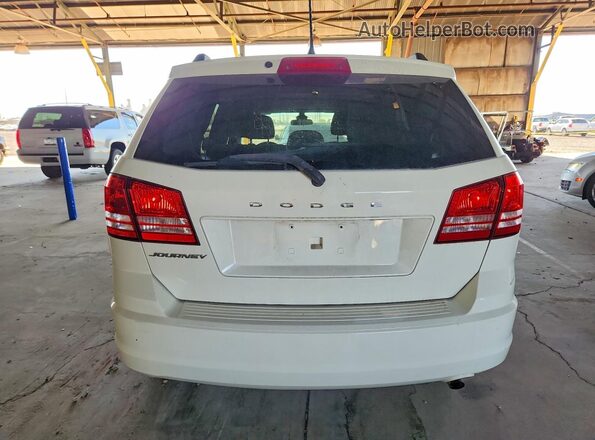 3C4PDCAB7JT183163 2018 DODGE JOURNEY White Вид ззаду