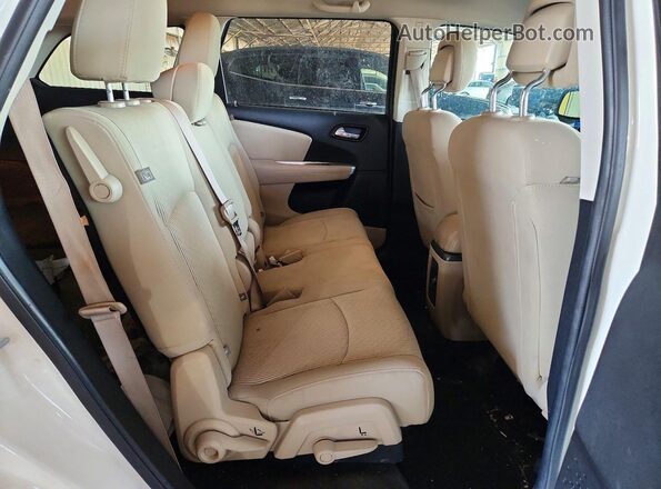 3C4PDCAB7JT183163 2018 DODGE JOURNEY White Вид задньої частини салону