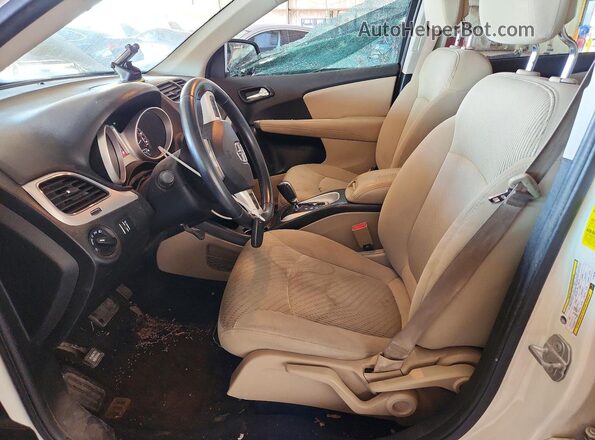 3C4PDCAB7JT183163 2018 DODGE JOURNEY White Вид салону спереду