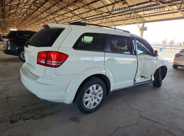 3C4PDCAB7JT183163 2018 DODGE JOURNEY White Задня права чверть