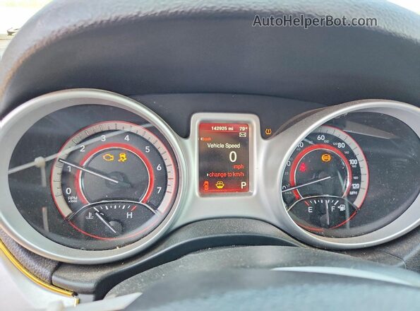 3C4PDCAB7JT445649 2018 DODGE JOURNEY Silver Вид щитка приладів