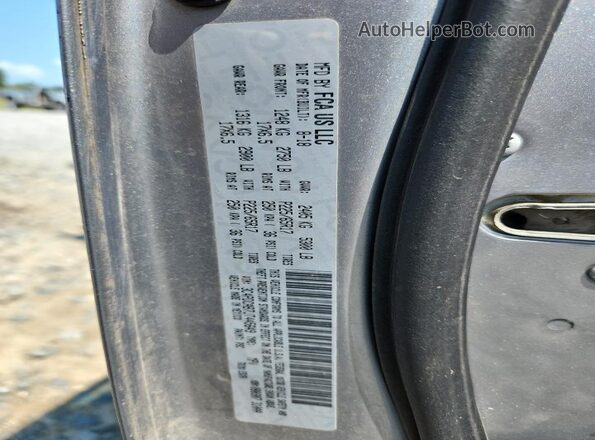3C4PDCAB7JT445649 2018 DODGE JOURNEY Silver Вид наклейки з VIN-кодом