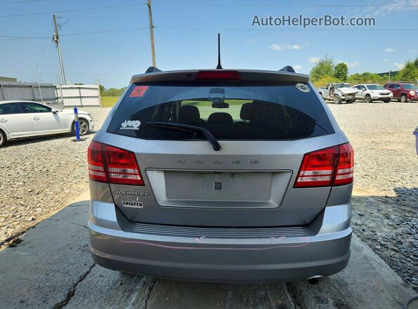 3C4PDCAB7JT445649 2018 DODGE JOURNEY Silver Вид ззаду