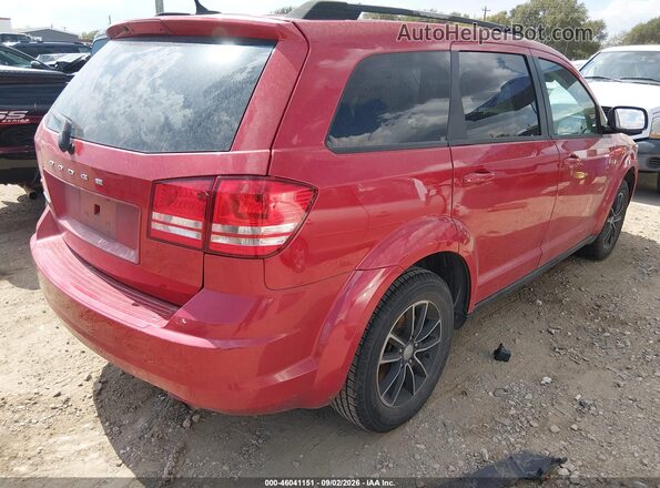 3C4PDCAB8HT709651 2017 DODGE JOURNEY Red უკანა მარჯვენა