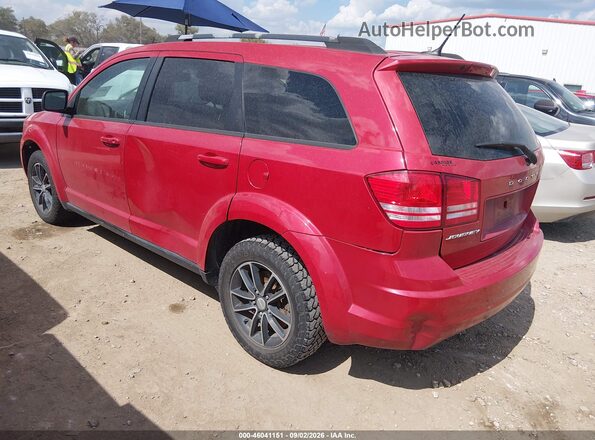 3C4PDCAB8HT709651 2017 DODGE JOURNEY Red უკანა მარცხენა