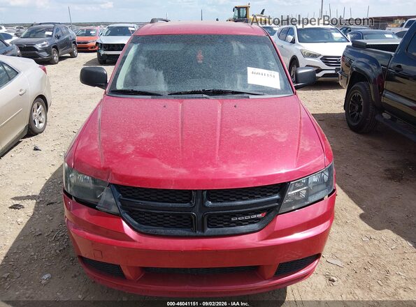 3C4PDCAB8HT709651 2017 DODGE JOURNEY Red ხელსაწყოთა პანელის ხედი