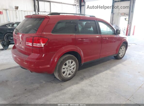3C4PDCAB8JT531858 2018 DODGE JOURNEY Red Rear right
