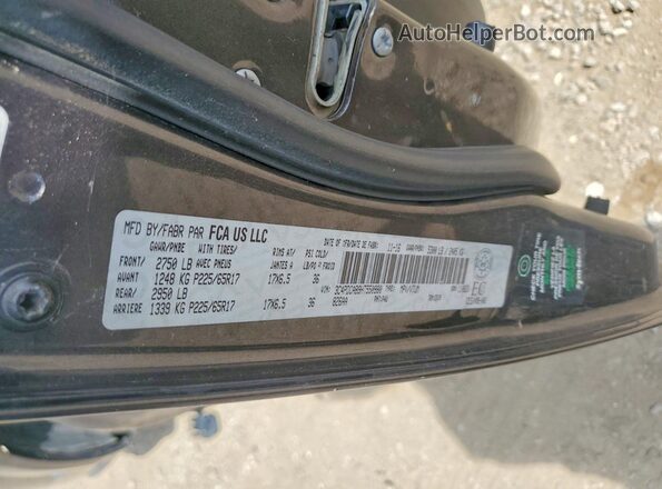 3C4PDCAB9HT550980 2017 DODGE JOURNEY Серый Вид наклейки с VIN-кодом