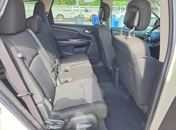 3C4PDCAB9KT852938 2019 DODGE JOURNEY White უკანა სალონის ხედი