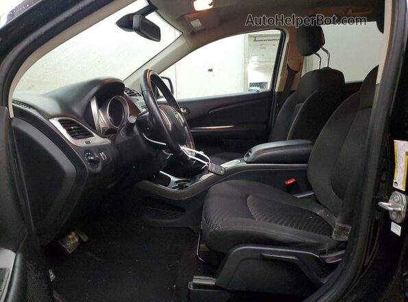 3C4PDCABXJT447170 2018 DODGE JOURNEY Black Вид салону спереду
