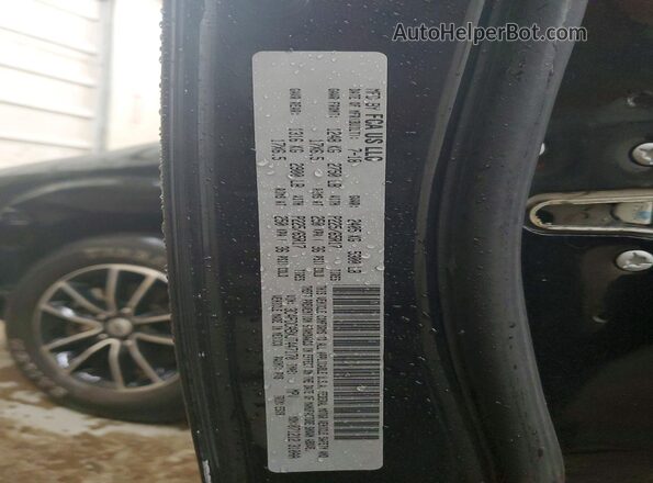 3C4PDCABXJT447170 2018 DODGE JOURNEY Black Вид наклейки з VIN-кодом