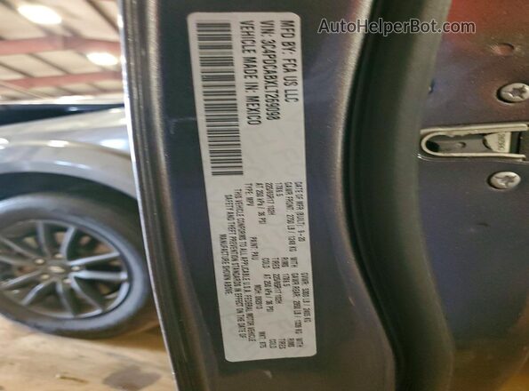 3C4PDCABXLT269098 2020 DODGE JOURNEY Charcoal Widok naklejki z numerem VIN