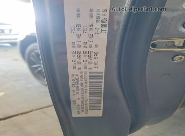 3C4PDCBB6KT869310 2019 DODGE JOURNEY Gray Vista de la etiqueta del VIN
