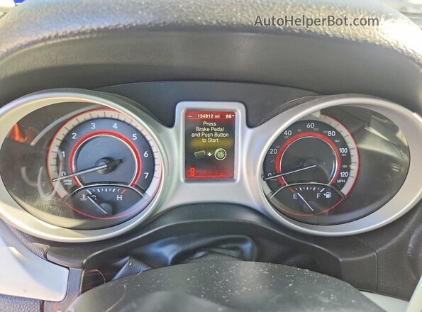 3C4PDCBB7KT863550 2019 DODGE JOURNEY White Vista del cuadro de instrumentos