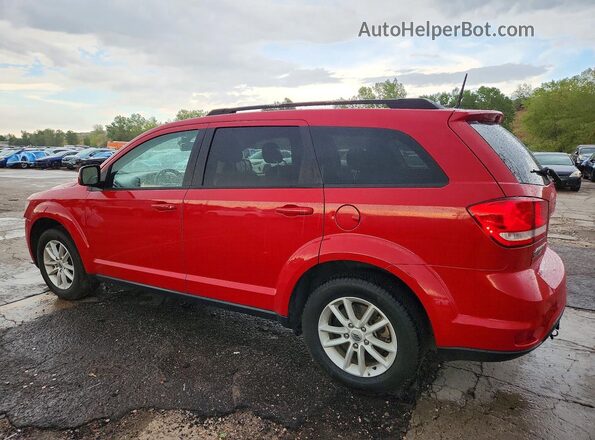 3C4PDCBG4JT521824 2018 DODGE JOURNEY Красный Задняя левая четверть