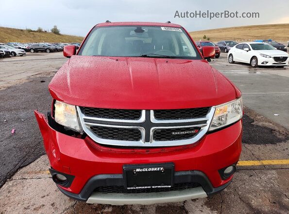 3C4PDCBG4JT521824 2018 DODGE JOURNEY Красный Вид спереди