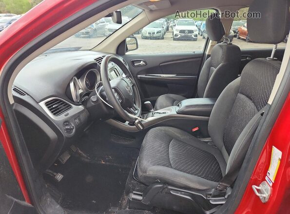3C4PDCBG4JT521824 2018 DODGE JOURNEY Красный Вид салона спереди