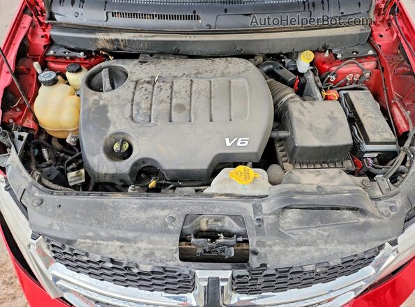 3C4PDCBG4JT521824 2018 DODGE JOURNEY Красный Вид подкапотного пространства