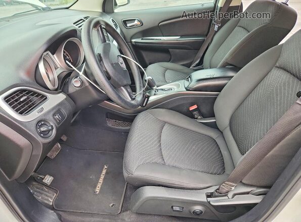 3C4PDCBG6HT550364 2017 DODGE JOURNEY Белый Вид салона спереди